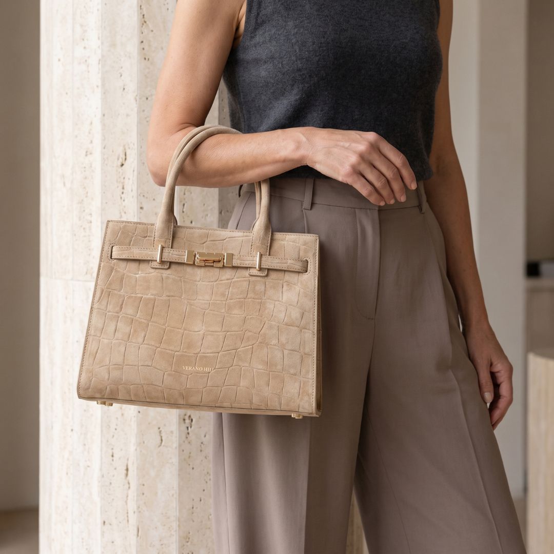 Marseille Suede Handbag