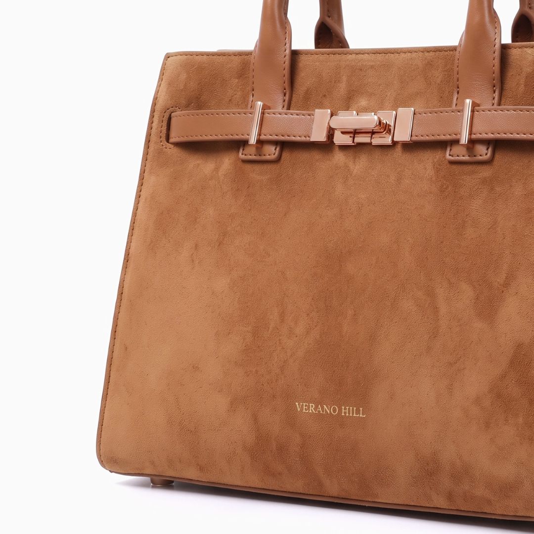 Mykonos Suede Handbag