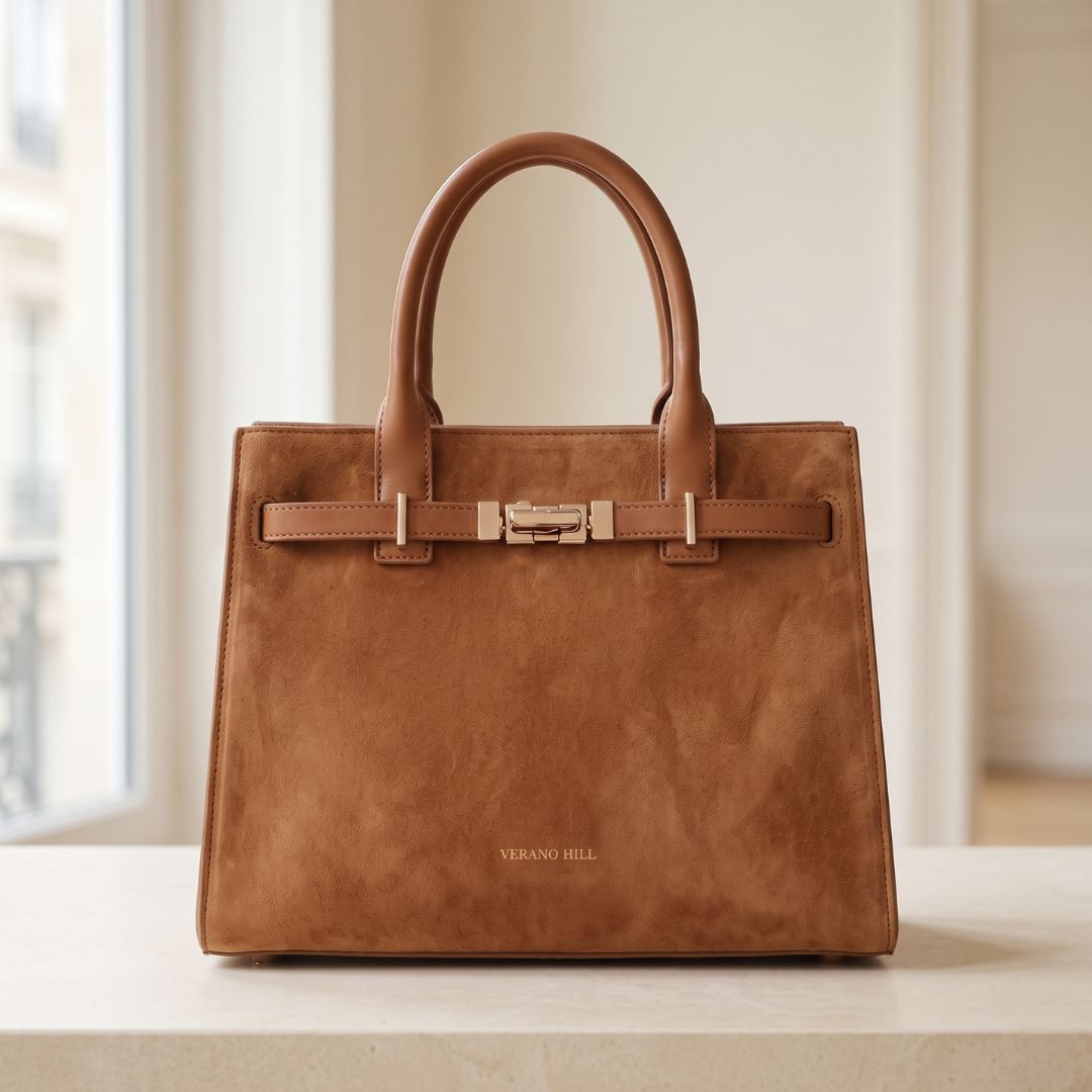 Mykonos Suede Handbag