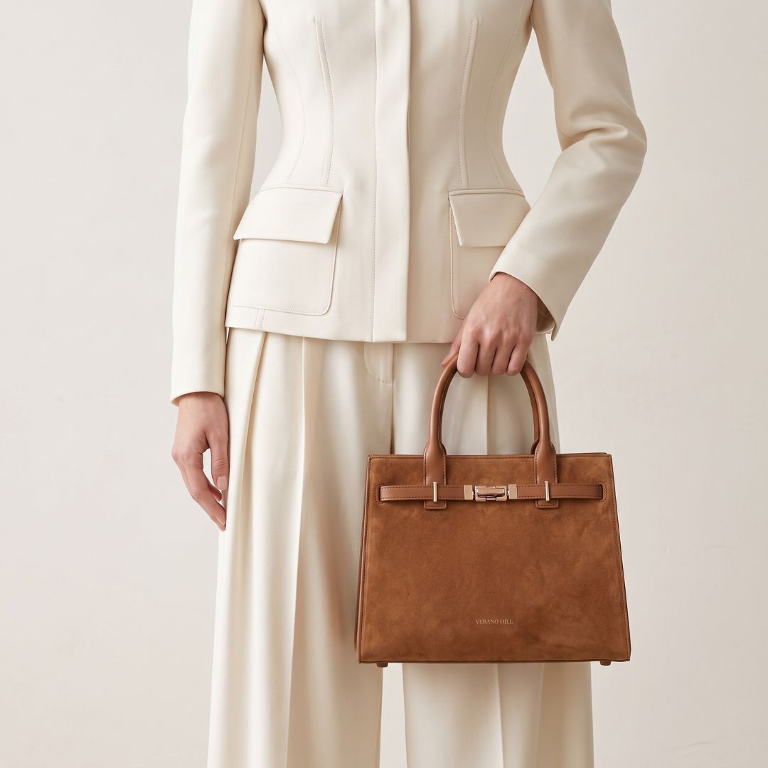 Mykonos Suede Handbag