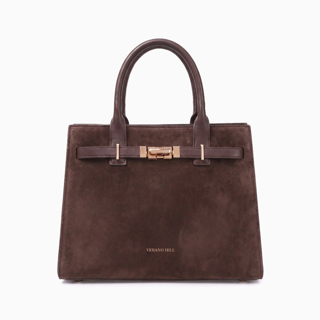Mykonos Suede Handbag