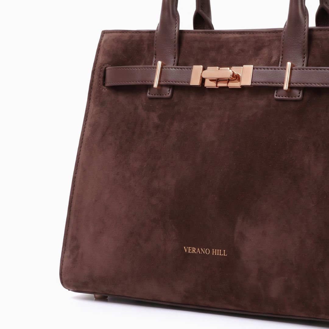 Mykonos Suede Handbag