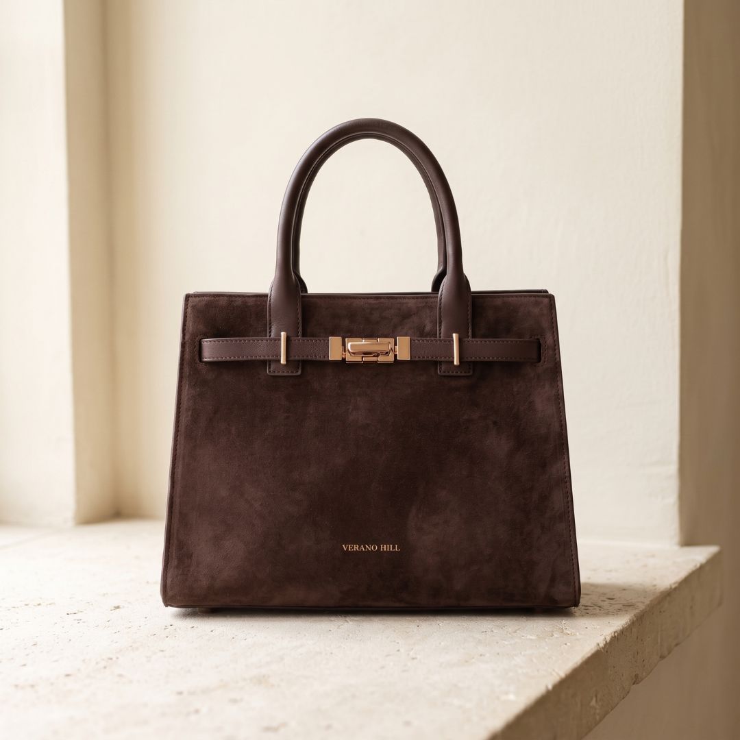 Mykonos Suede Handbag