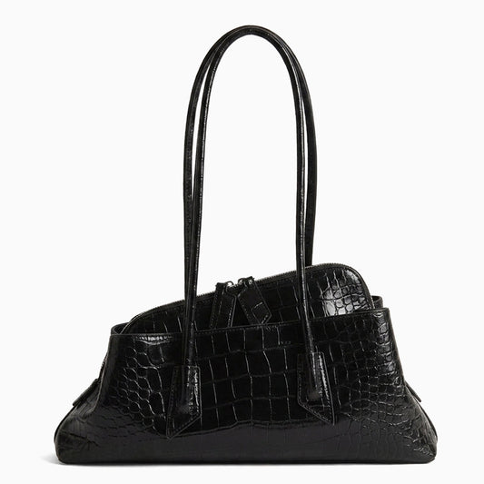 Ottoline Croco Leather Shoulder Bag
