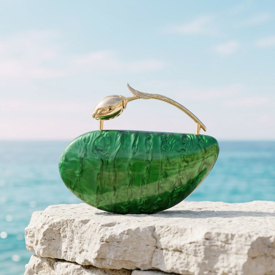 Rosa Acrylic Clutch Bag
