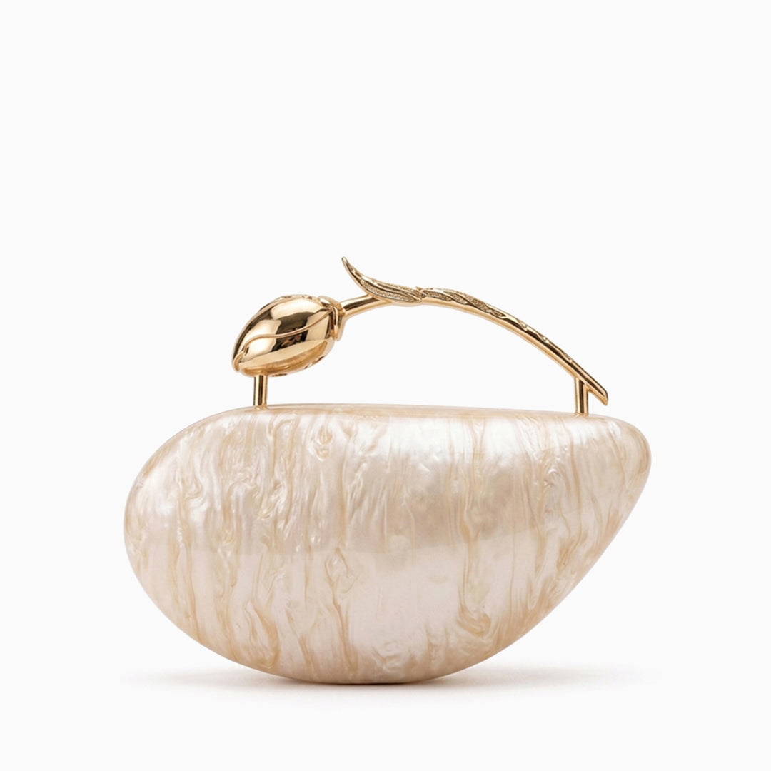 Rosa Acrylic Clutch Bag
