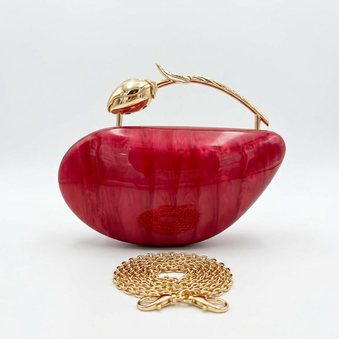 Rosa Acrylic Clutch Bag