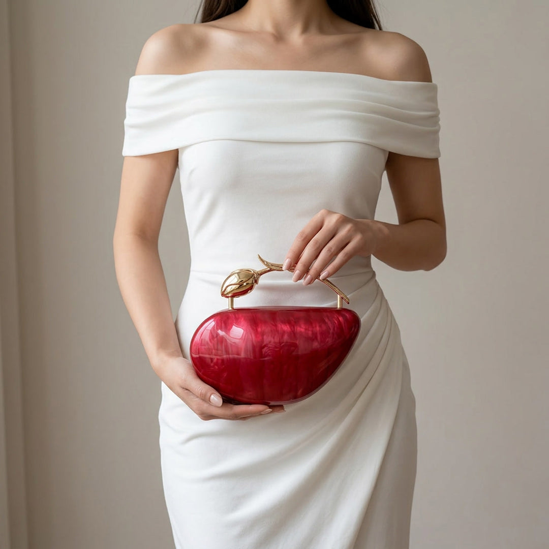 Rosa Acrylic Clutch Bag