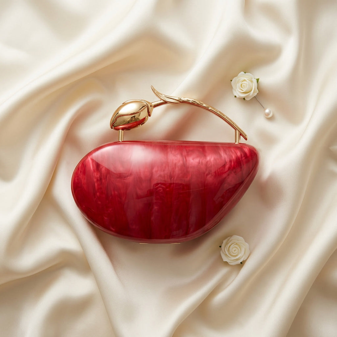 Rosa Acrylic Clutch Bag
