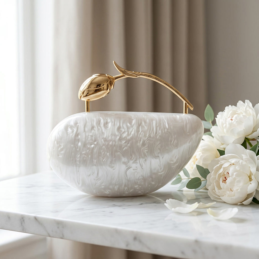 Rosa Acrylic Clutch Bag