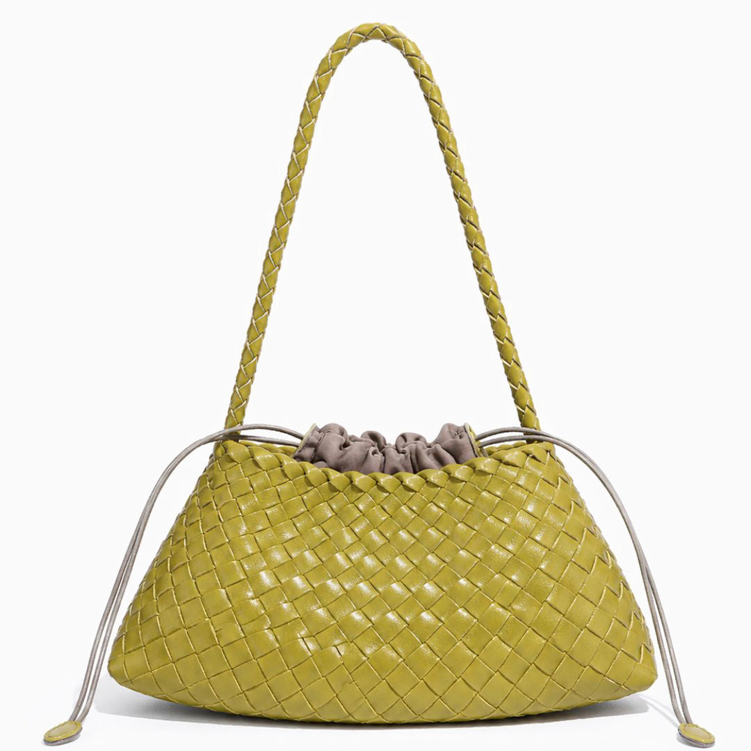 Tessa Woven Drawstring Shoulder Bag