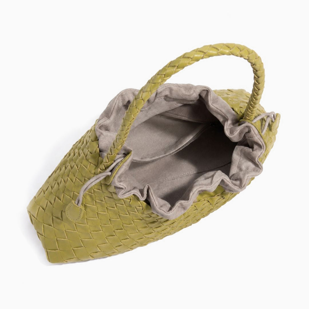 Tessa Woven Drawstring Shoulder Bag