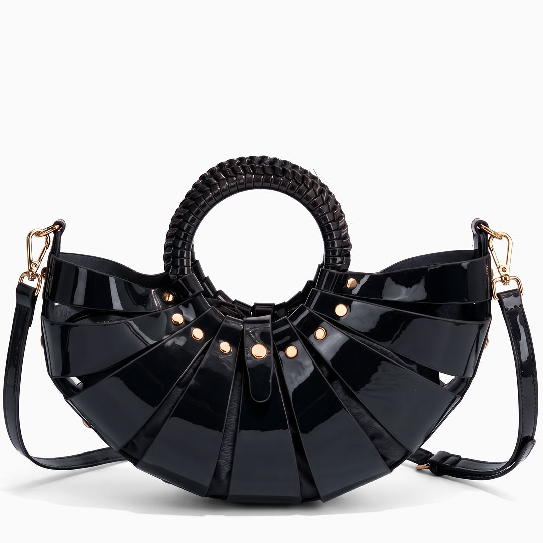 Théodalie Glossy Shoulder Bag