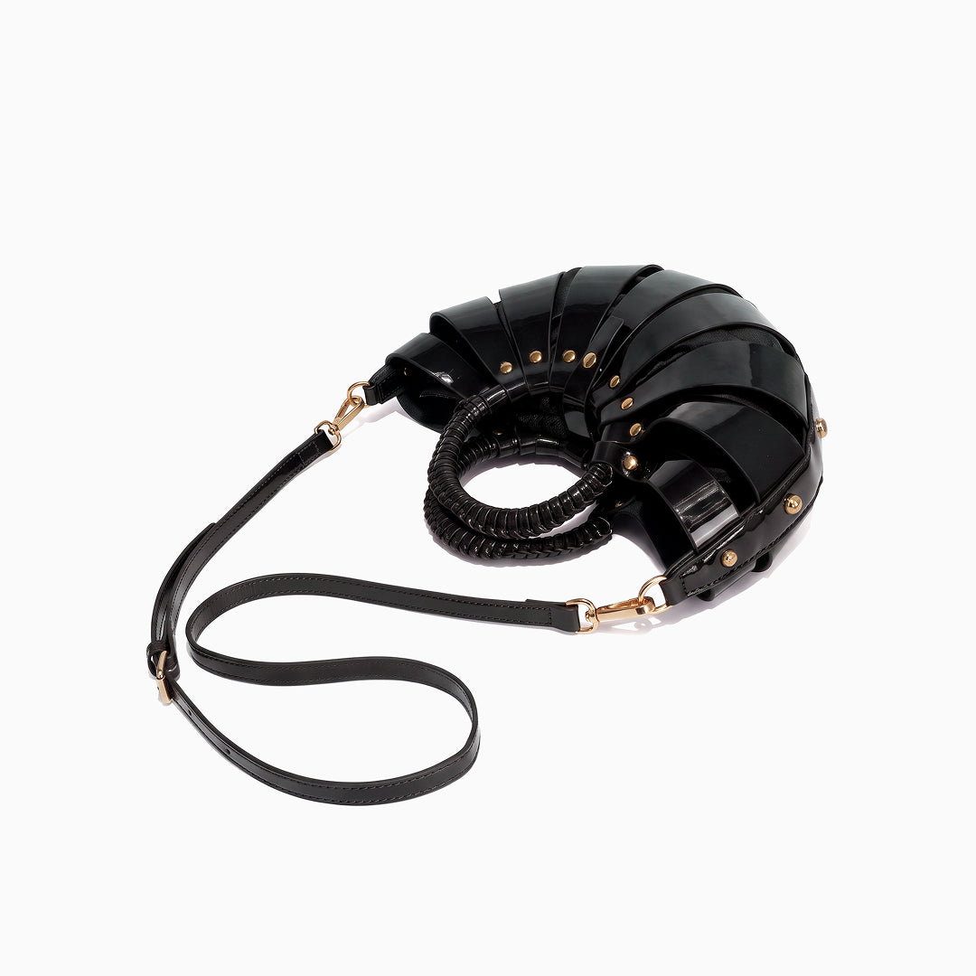 Théodalie Glossy Shoulder Bag