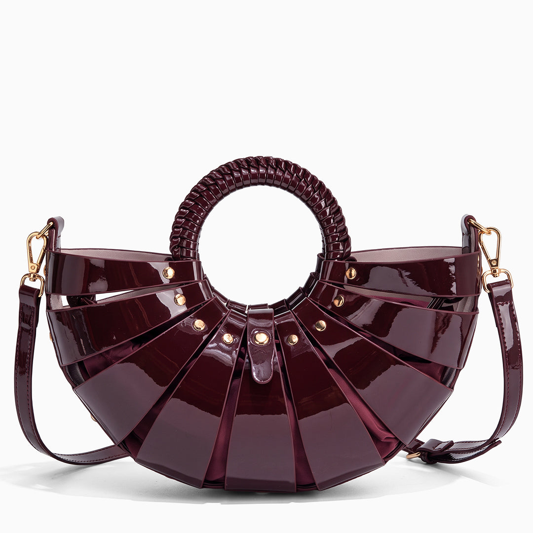 Théodalie Glossy Shoulder Bag