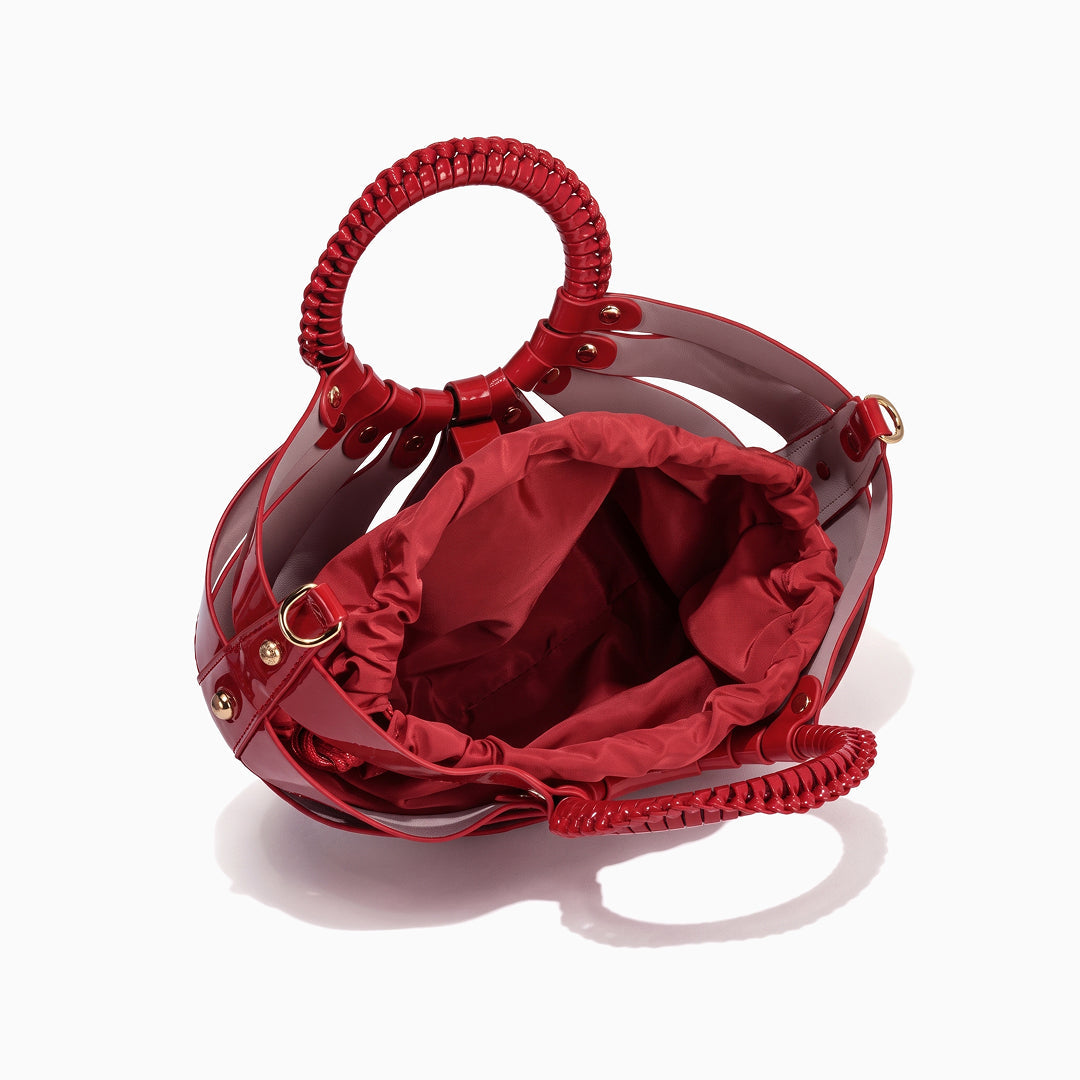 Théodalie Glossy Shoulder Bag